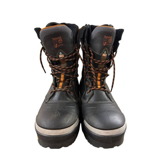 Timberland Pro Composite Toe Mens Work Boots Size 14W Black & Orange Durable Des - Picture 5 of 12